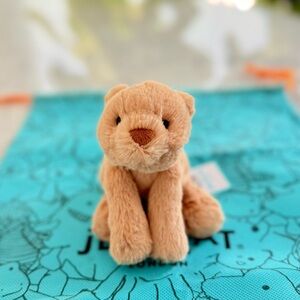 Jellycat Tiny Smudge Bear - Authentic - NWT
